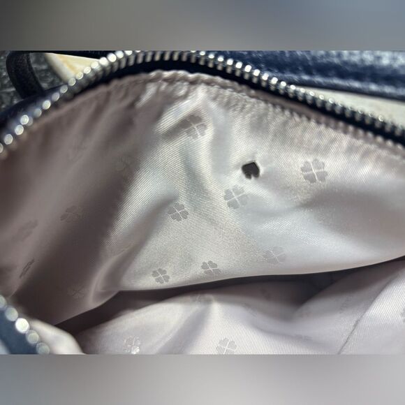 Kate Spade New York Mulberry Street Madelyne Crossbody Handbag Bag Purse Navy Bl - Picture 5 of 5